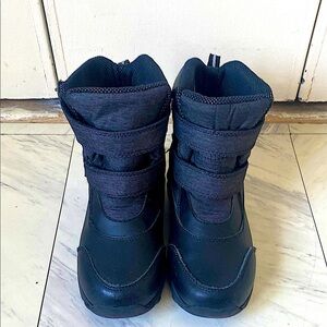 Target Kids Black and Gray Winter Boots